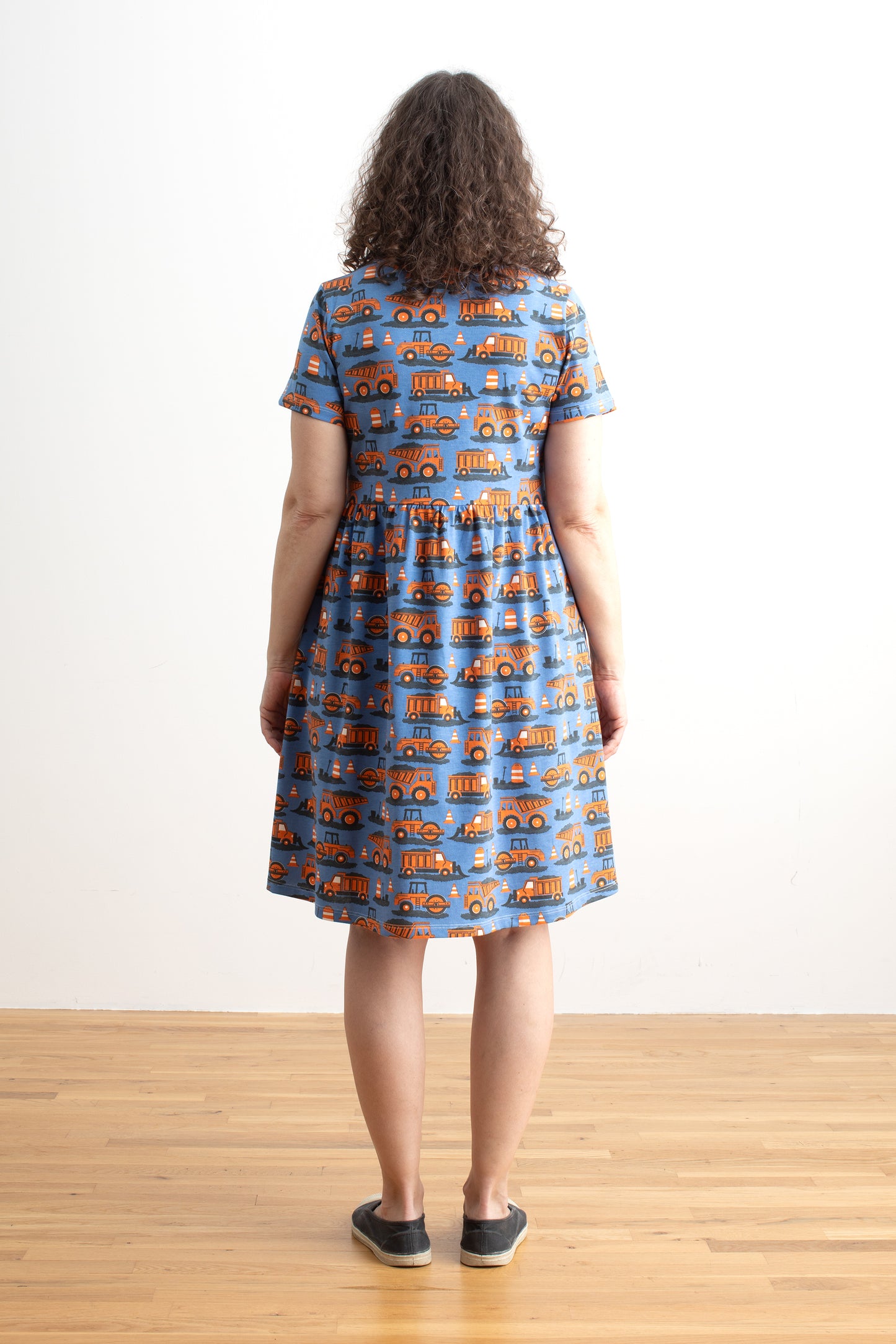 Stockholm Dress - Roadwork Orange & Blue