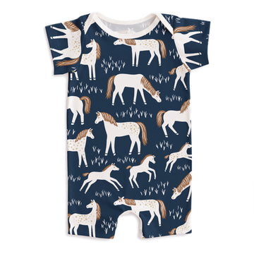 Organic Cotton Baby Summer Rompers - Winter Water Factory