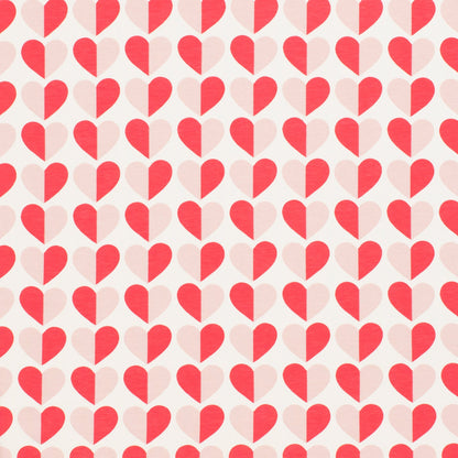 Short-Sleeve Lap Tee - Hearts Red & Pink - Pretty Much Perfect