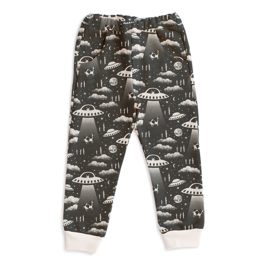Sweatpants - Aliens Charcoal