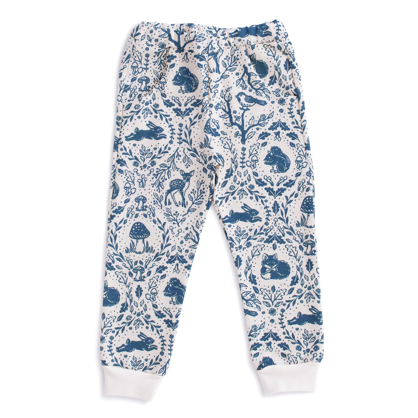 Sweatpants - Animal Tapestry Delft Blue