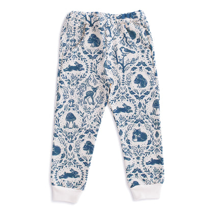 Sweatpants - Animal Tapestry Delft Blue