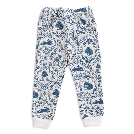 Sweatpants - Animal Tapestry Delft Blue