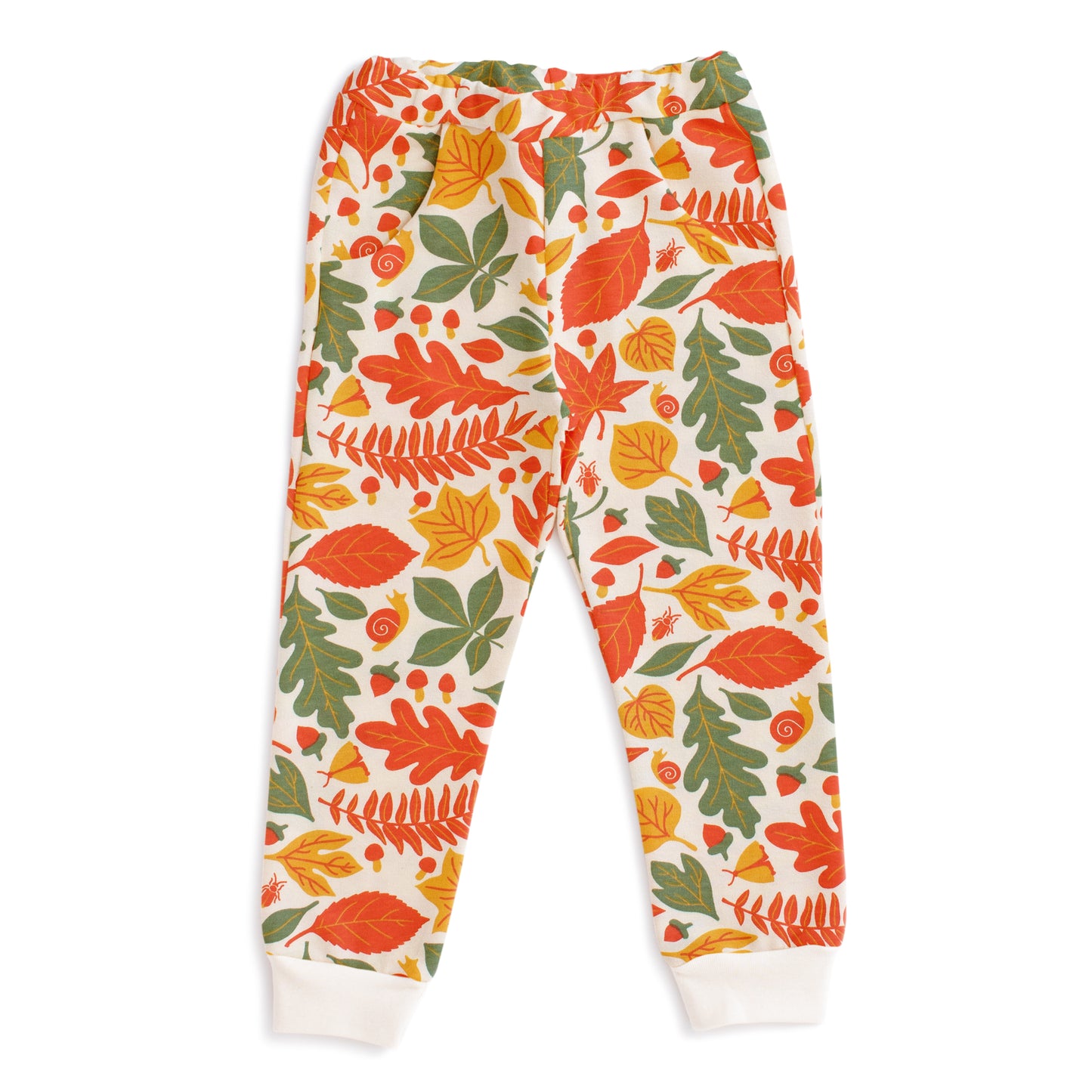 Sweatpants - Leaves Yellow & Green