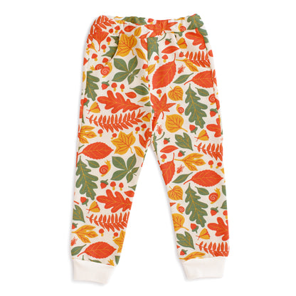 Sweatpants - Leaves Yellow & Green