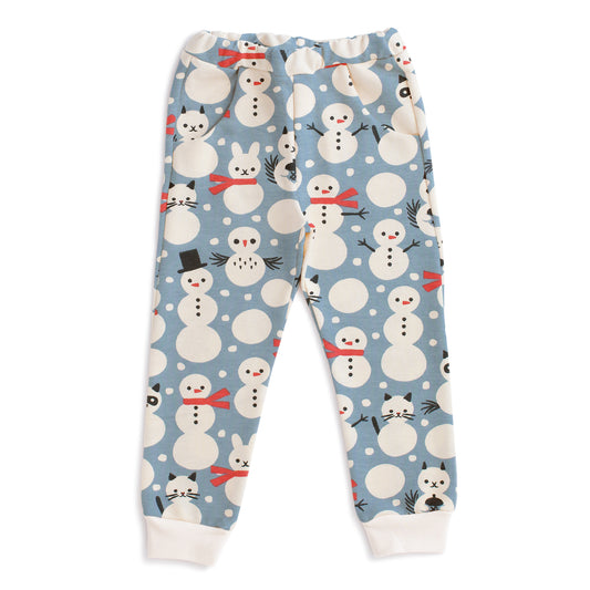 Sweatpants - Snow Creatures Blue