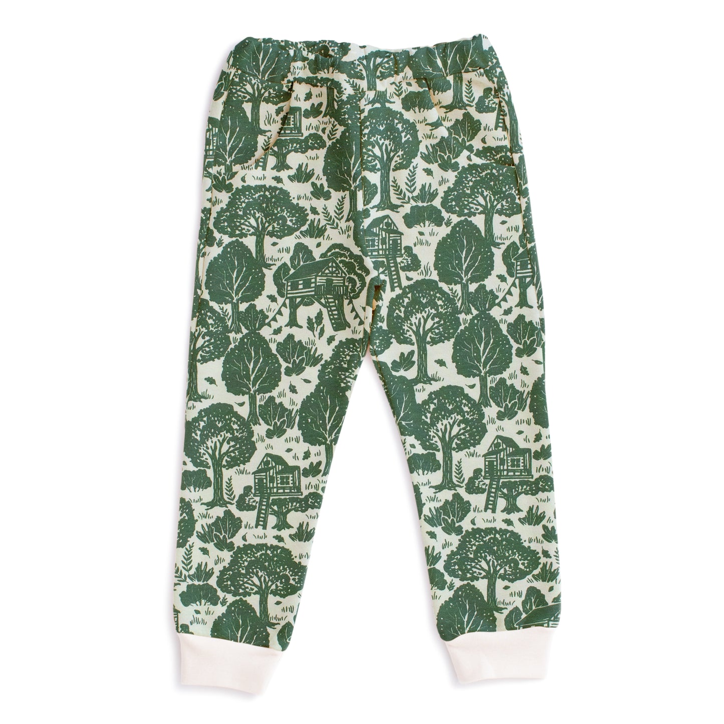 Sweatpants - Treehouses Green
