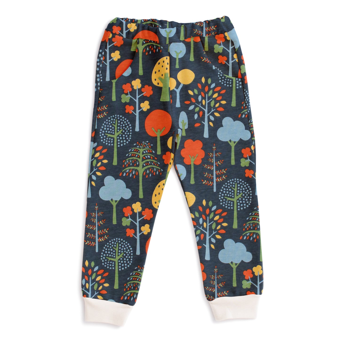 Sweatpants - Trees Navy & Green