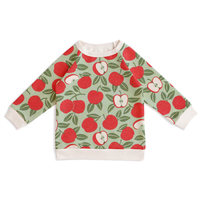 Sweatshirt - Apples Red & Green