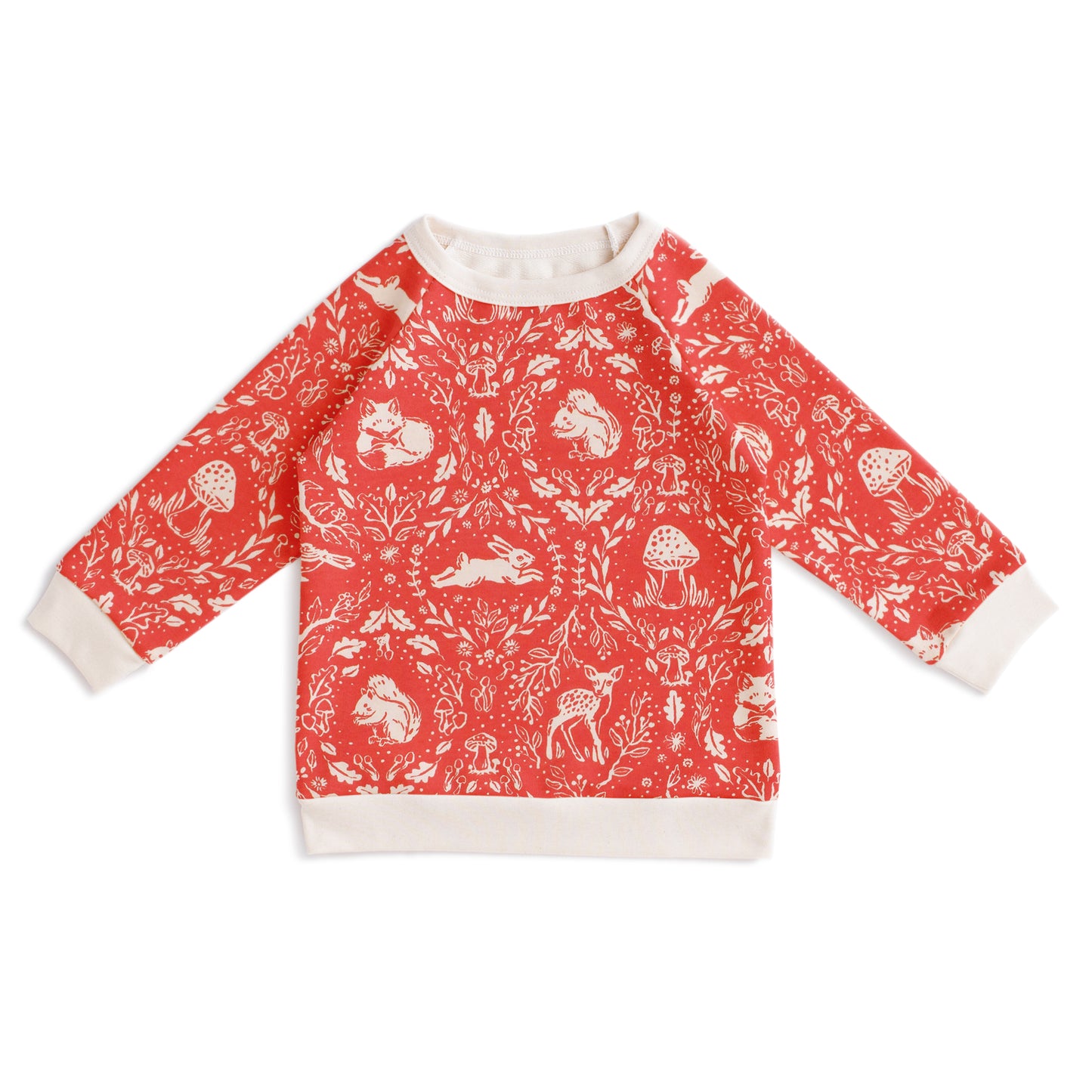 Sweatshirt - Animal Tapestry Red