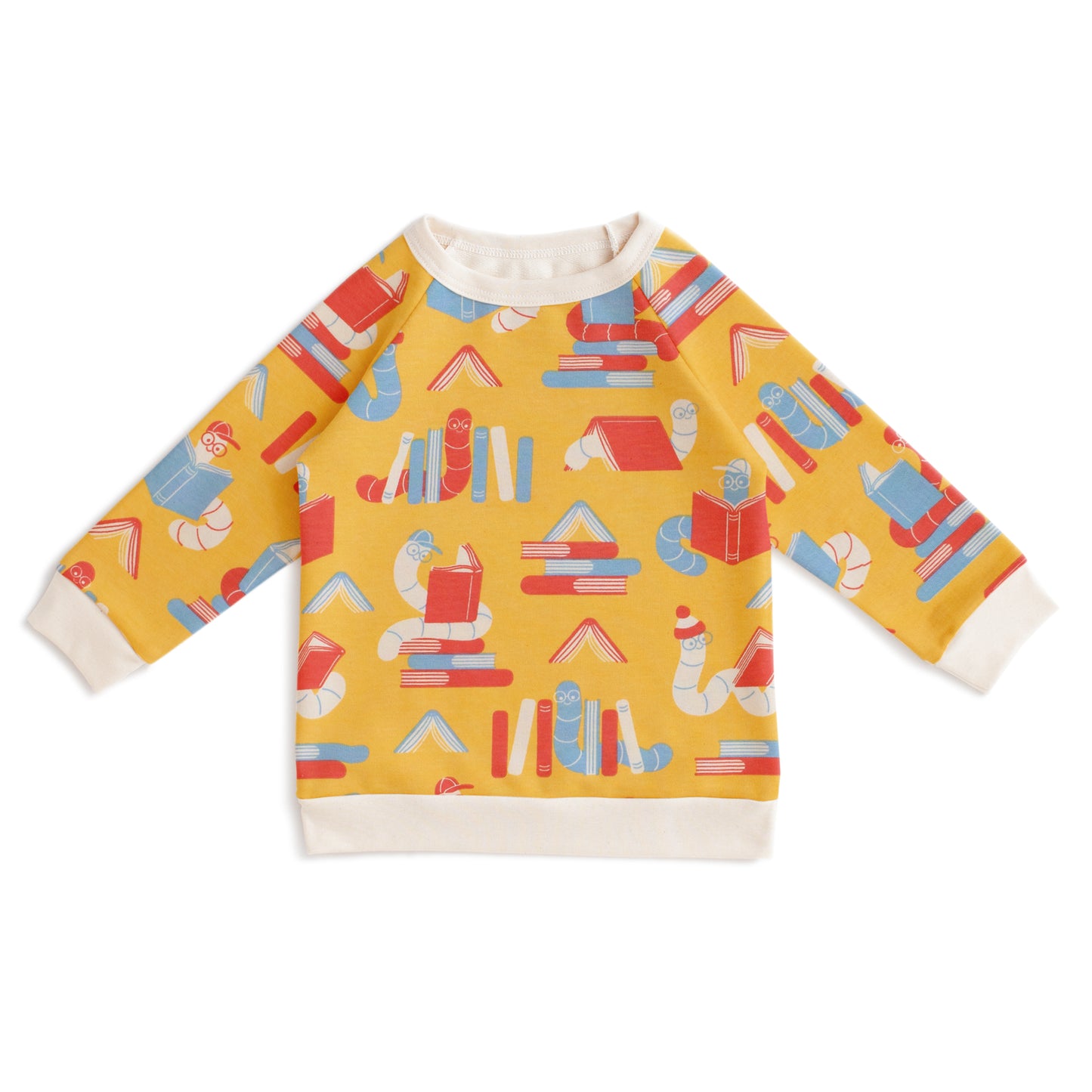 Sweatshirt - Bookworms Yellow