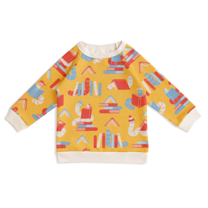 Sweatshirt - Bookworms Yellow