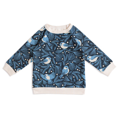 Sweatshirt - Chickadees Navy & Blue