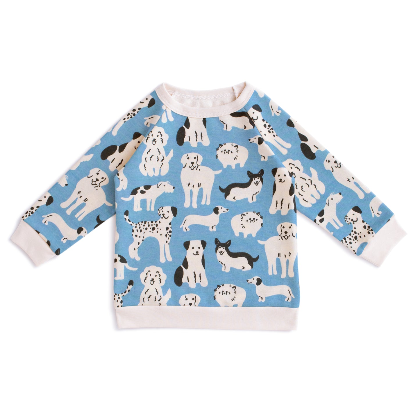 Sweatshirt - Dog Parade Blue