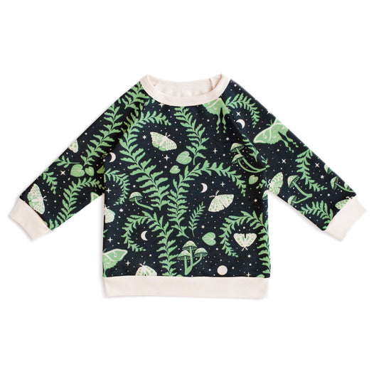 Sweatshirt - Luna Moths Night Sky