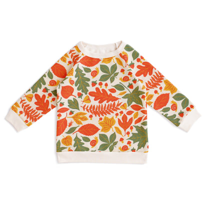 Sweatshirt - Leaves Yellow & Green