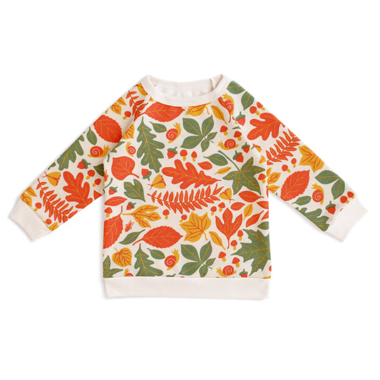 Sweatshirt - Leaves Yellow & Green