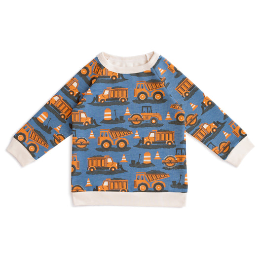 Sweatshirt - Roadwork Orange & Blue