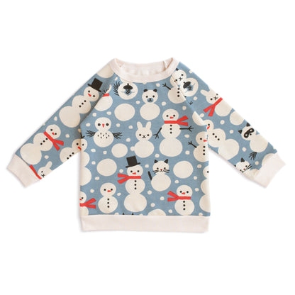 Sweatshirt - Snow Creatures Blue