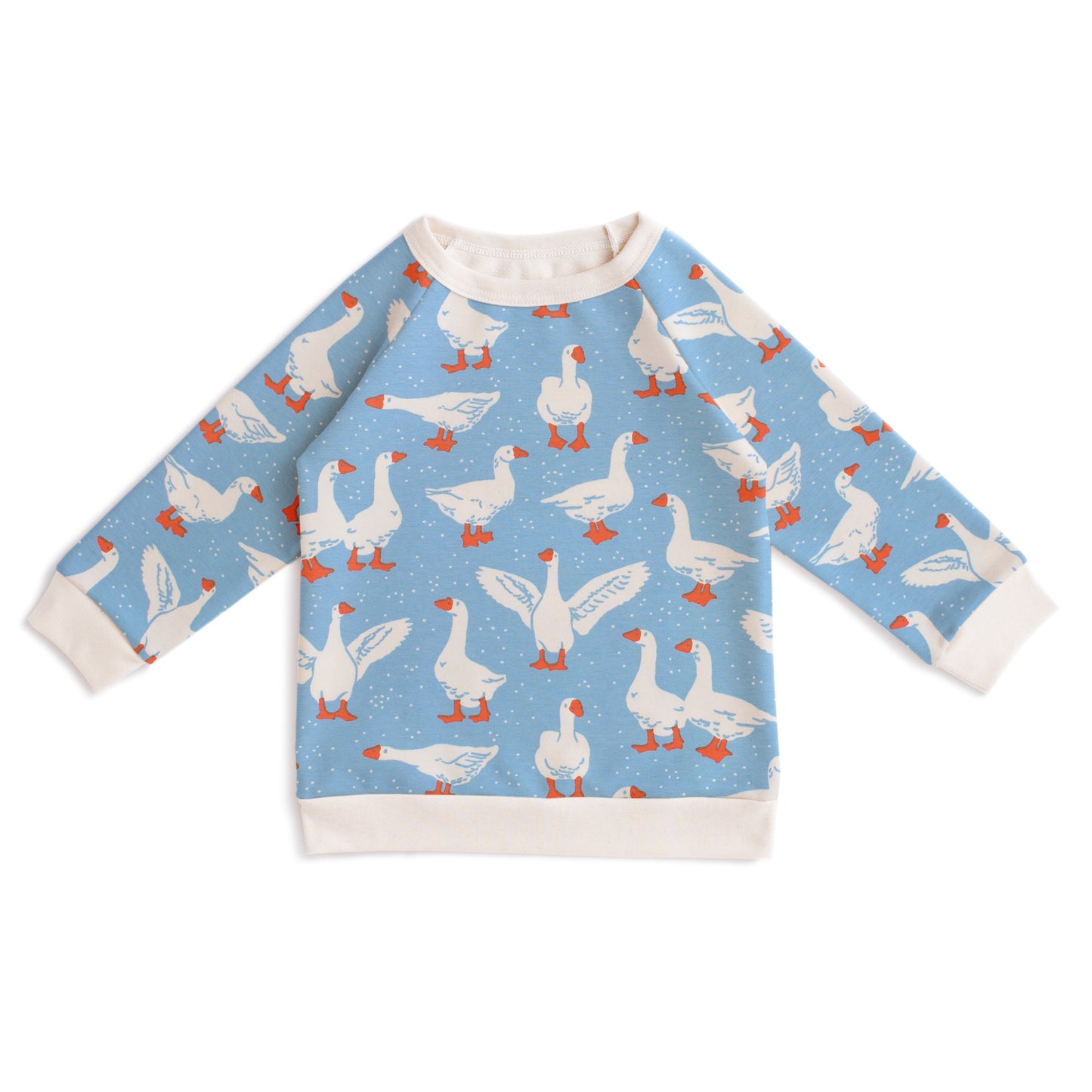 Sweatshirt - Silly Geese Blue