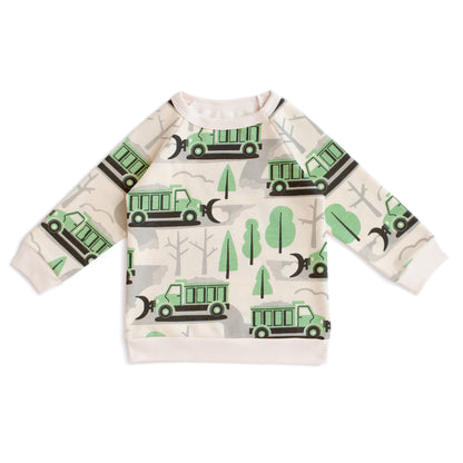 Sweatshirt - Snow Plows Green