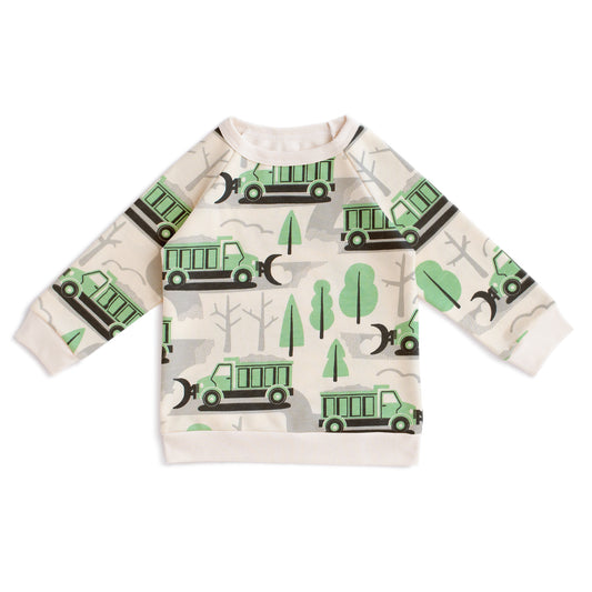 Sweatshirt - Snow Plows Green