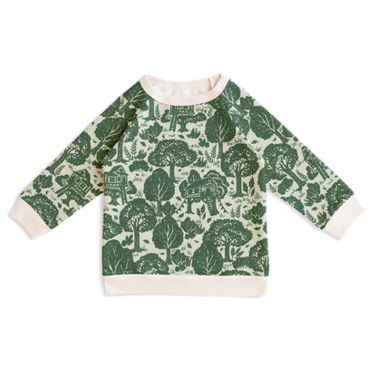 Sweatshirt - Treehouses Green
