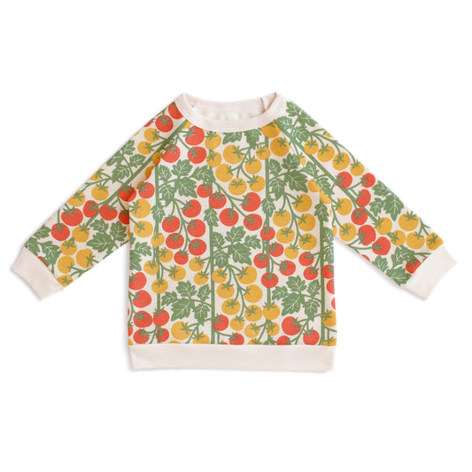 Sweatshirt - Tomato Vines Red & Yellow