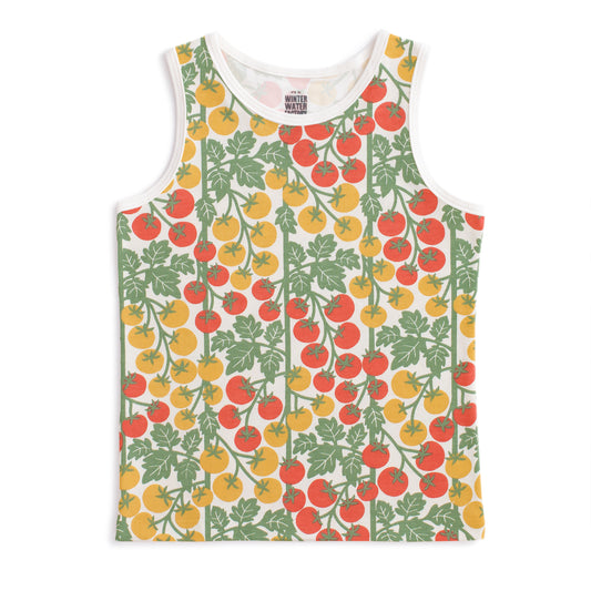 Tank Top - Tomato Vines Red & Yellow