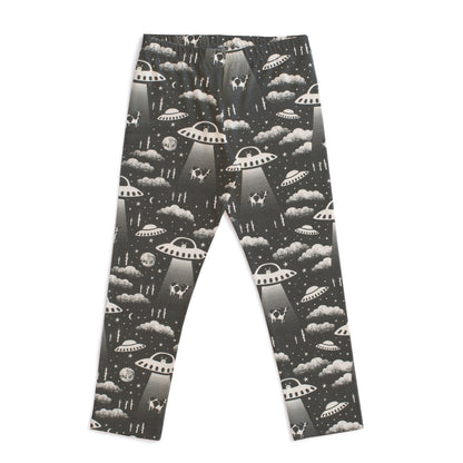 Leggings - Aliens Charcoal