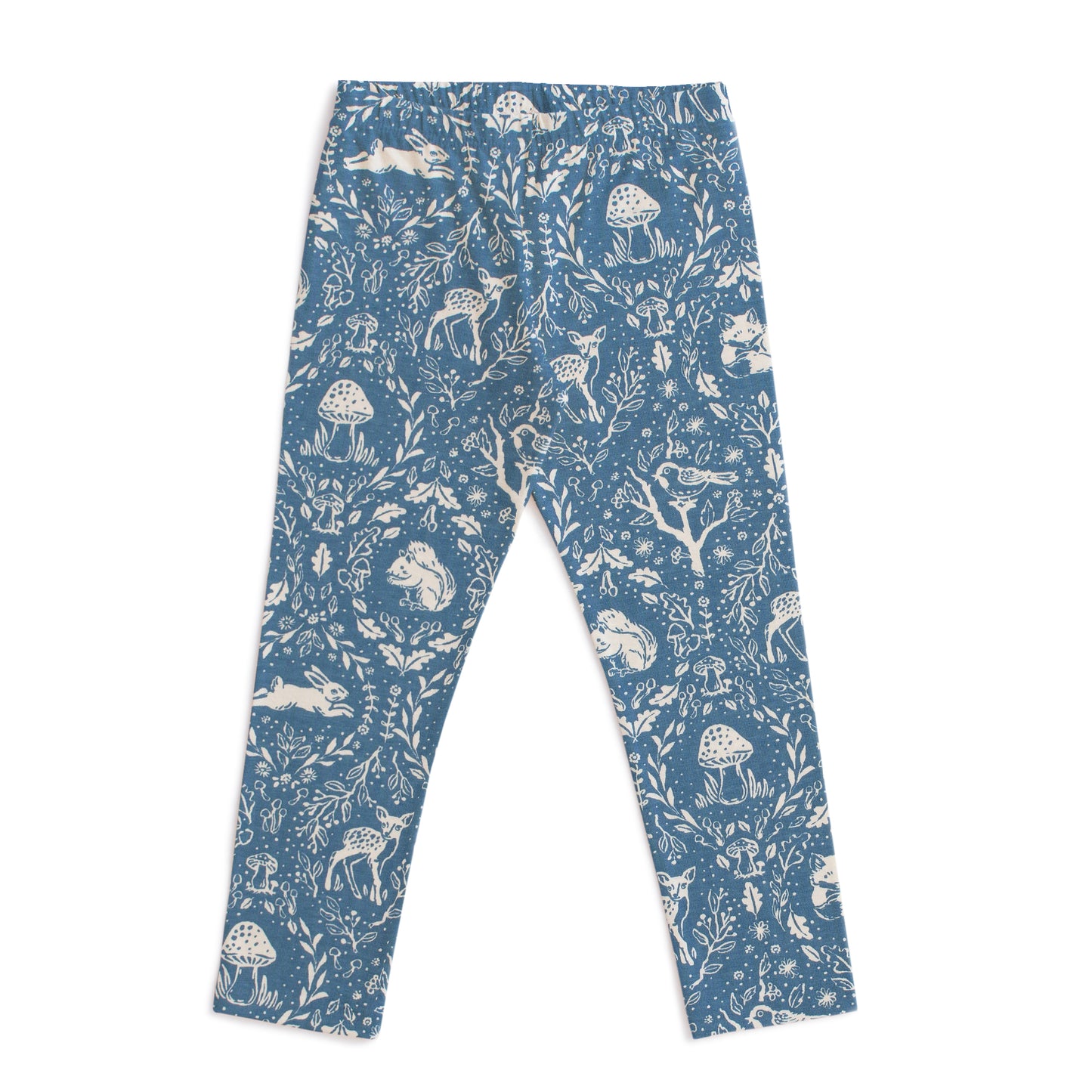 Baby Leggings - Animal Tapestry Blue
