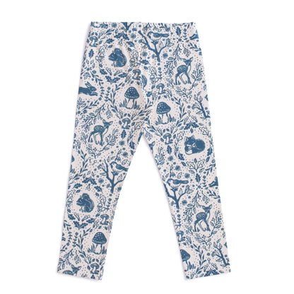 Leggings - Animal Tapestry Delft Blue