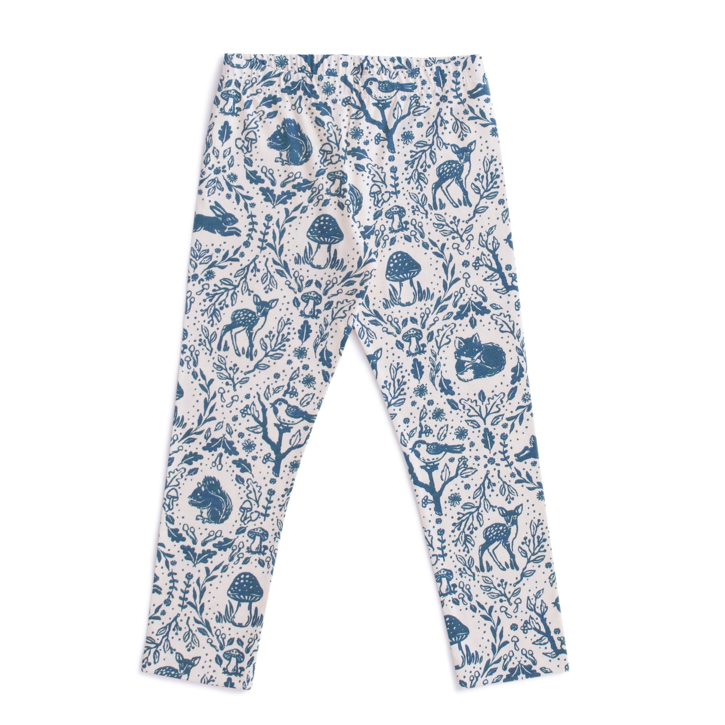 Baby Leggings - Animal Tapestry Delft Blue