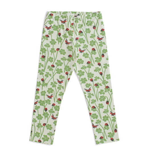 Leggings - Clover & Ladybugs Green