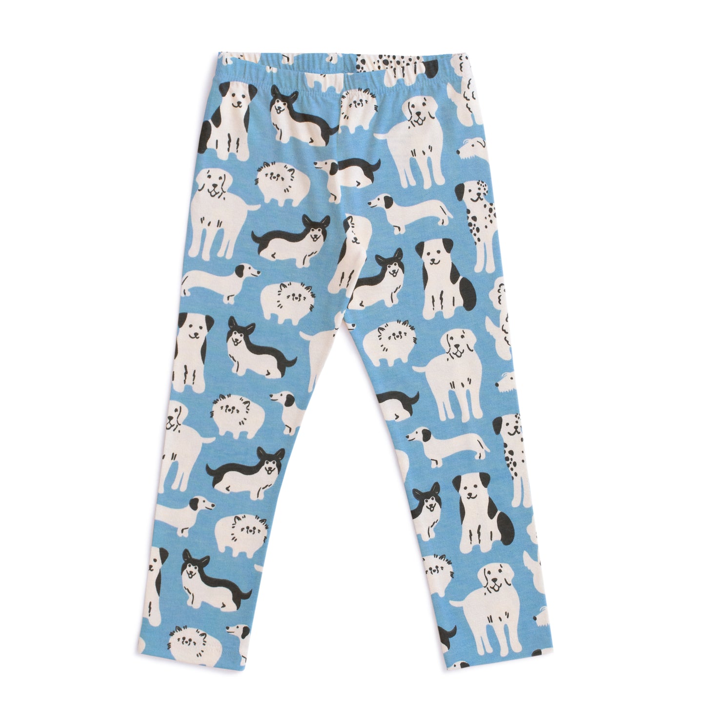 Leggings - Dog Parade Blue