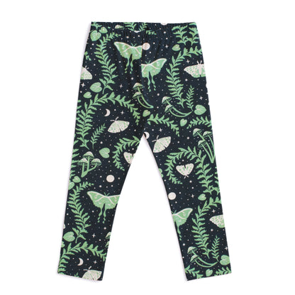 Baby Leggings - Luna Moths Night Sky