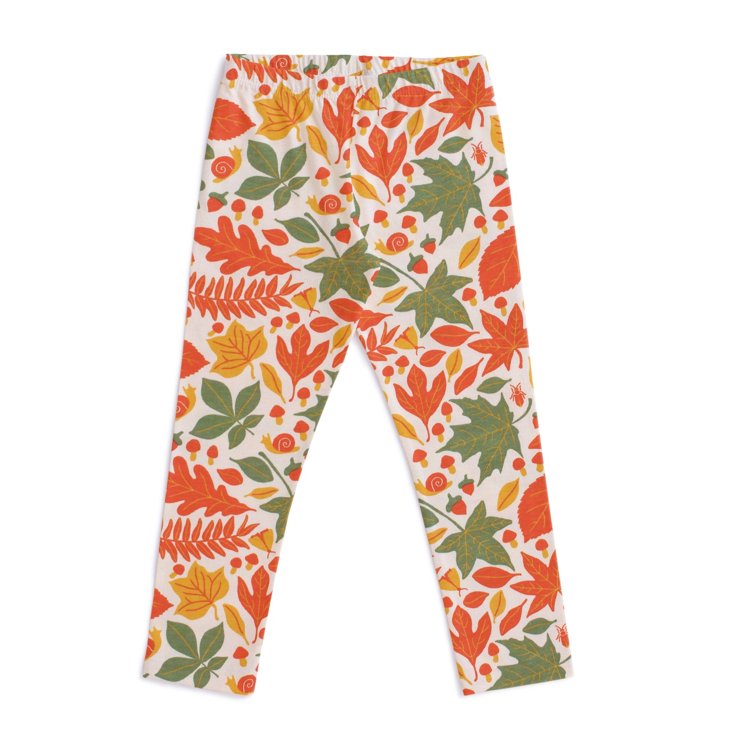 Leggings - Leaves Yellow & Green