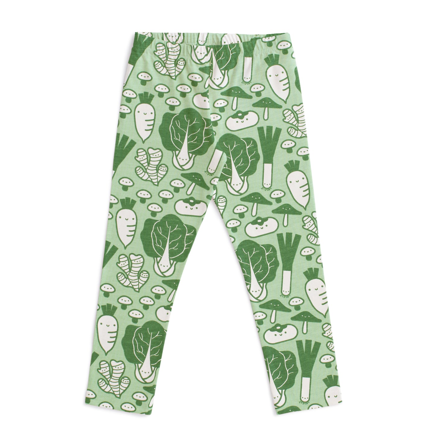 Baby Leggings - Veggies Green