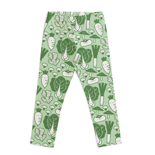 Leggings - Veggies Green