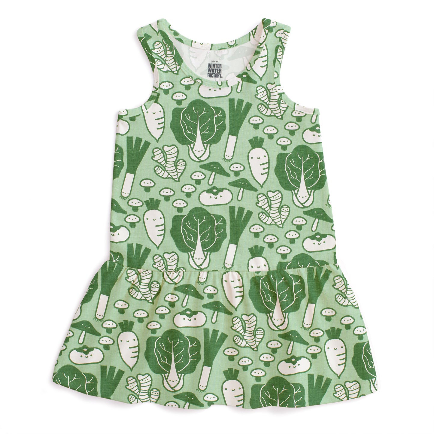 Valencia Dress - Veggies Green