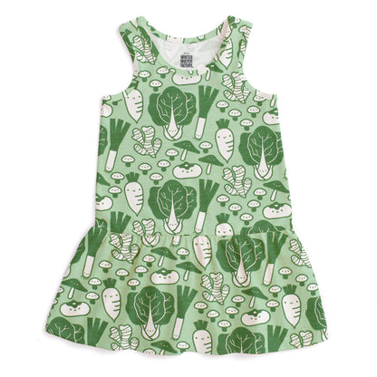 Valencia Dress - Veggies Green