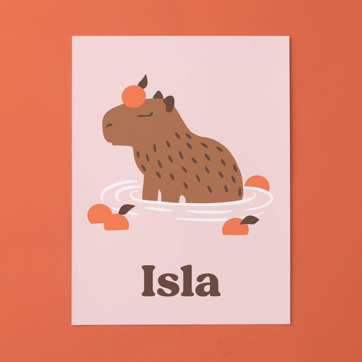 Customized Wall Art - Capybara