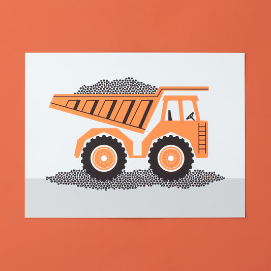 Wall Art - Dump Truck