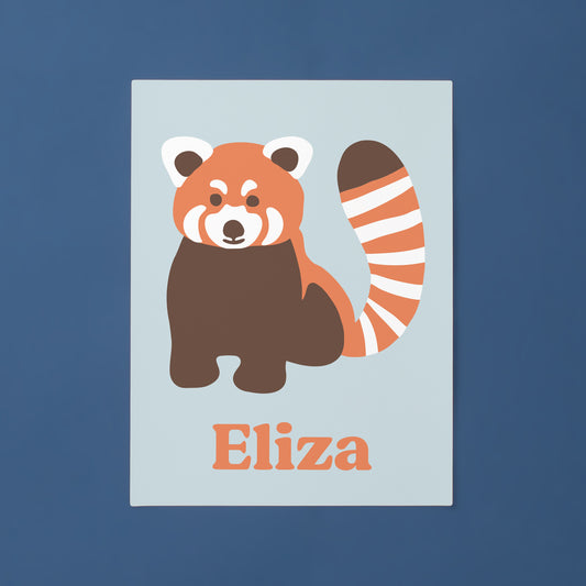 Customized Wall Art - Red Panda