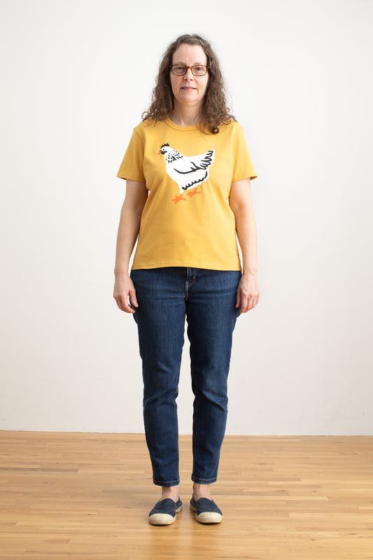Basic Tee - Chicken Ochre