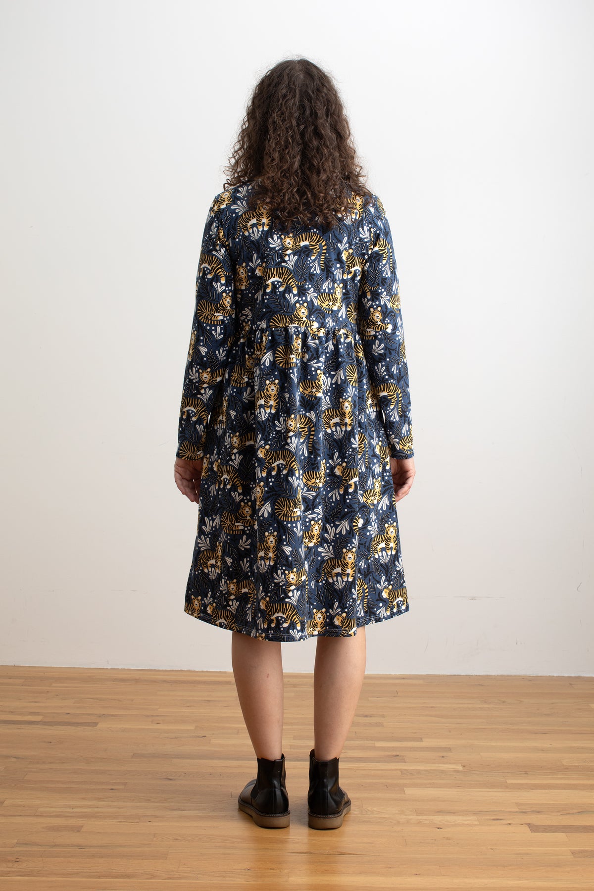 Copenhagen Dress - Dreaming Tigers Navy