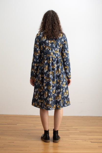 Copenhagen Dress - Dreaming Tigers Navy