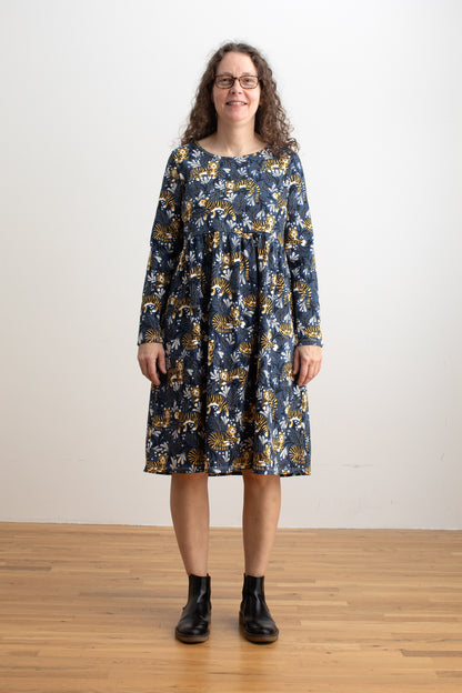 Copenhagen Dress - Dreaming Tigers Navy