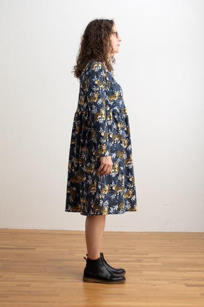 Copenhagen Dress - Dreaming Tigers Navy
