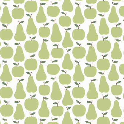 Long-Sleeve Romper - Apples & Pears Green